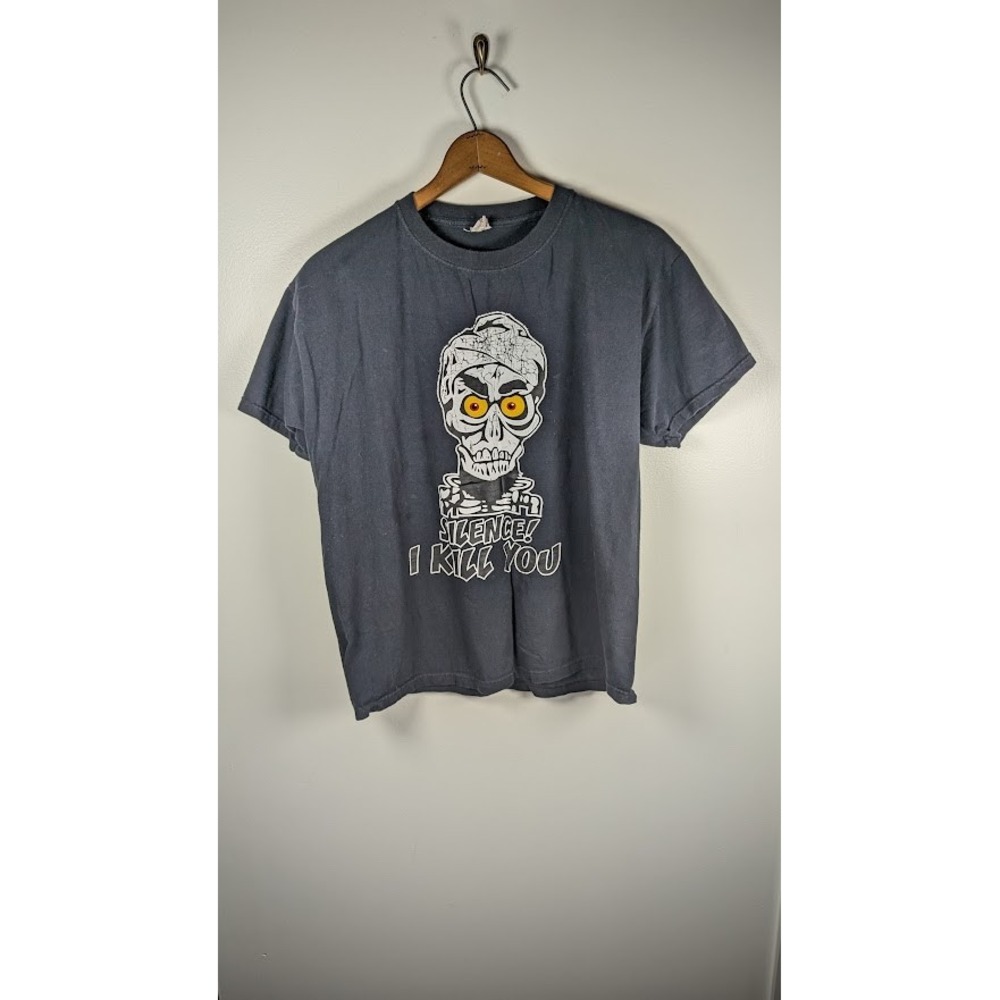 Vintage Jeff Dunham Achmed Silence I Kill You Shirt Men's Large Stand Up Comedy